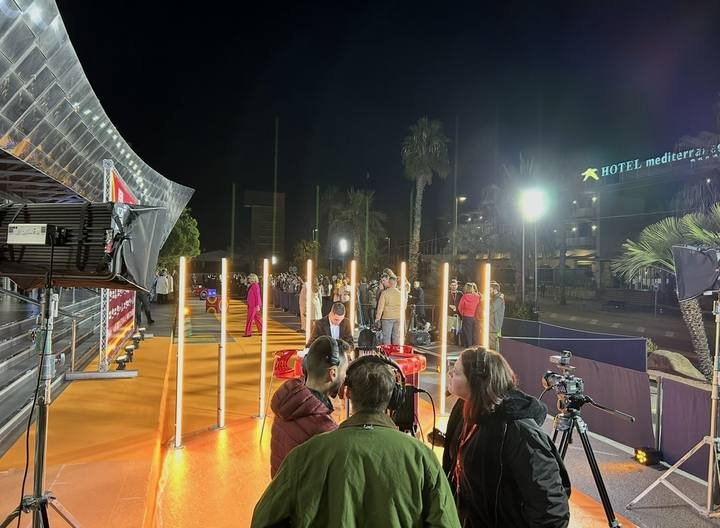 Alfombra naranja del Benidorm Fest 2024